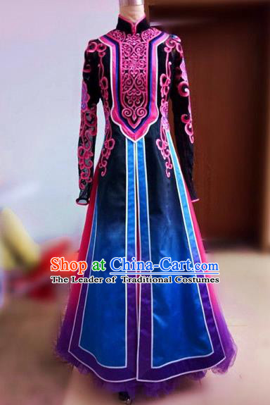 Traditional Chinese Uyghur Nationality Dance Costume, Folk Dance Ethnic Costume, Chinese Minority Nationality Uigurian Dance Costume for Women