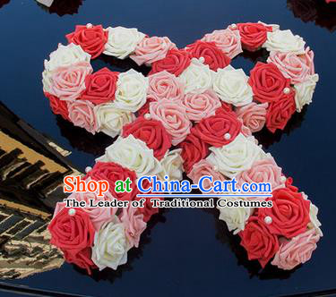 Top Grade Wedding Accessories Decoration, China Style Wedding Car Ornament Flowers