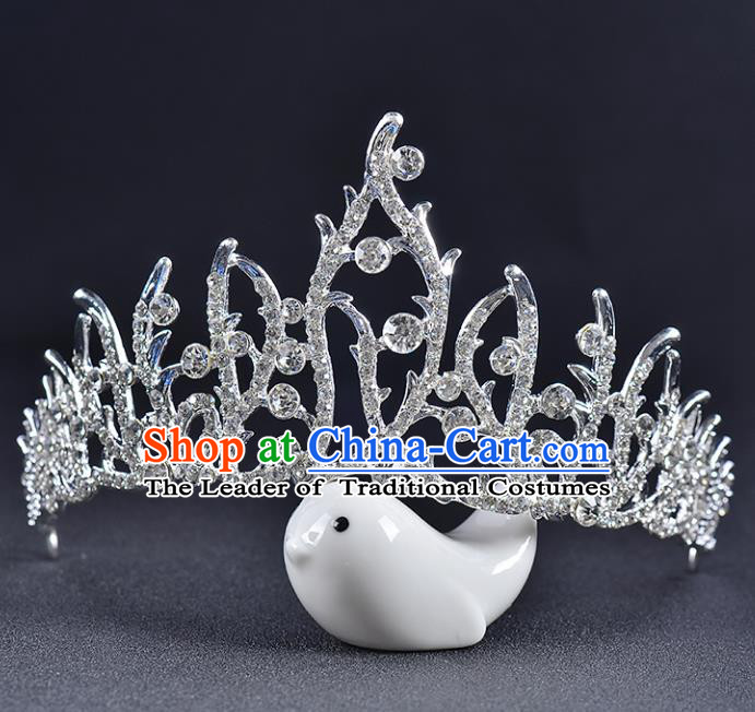 Top Grade Handmade Hair Accessories Baroque Style Wedding Princess Full Dress Crystal Royal Crown, Bride Toast Hair Kether Jewellery Imperial Crown for Women