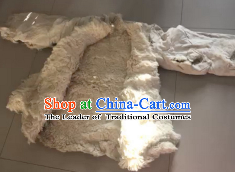 Handmade Old Style Dongbei Province Shanxi Province Farmer Sheep Wool Jacket