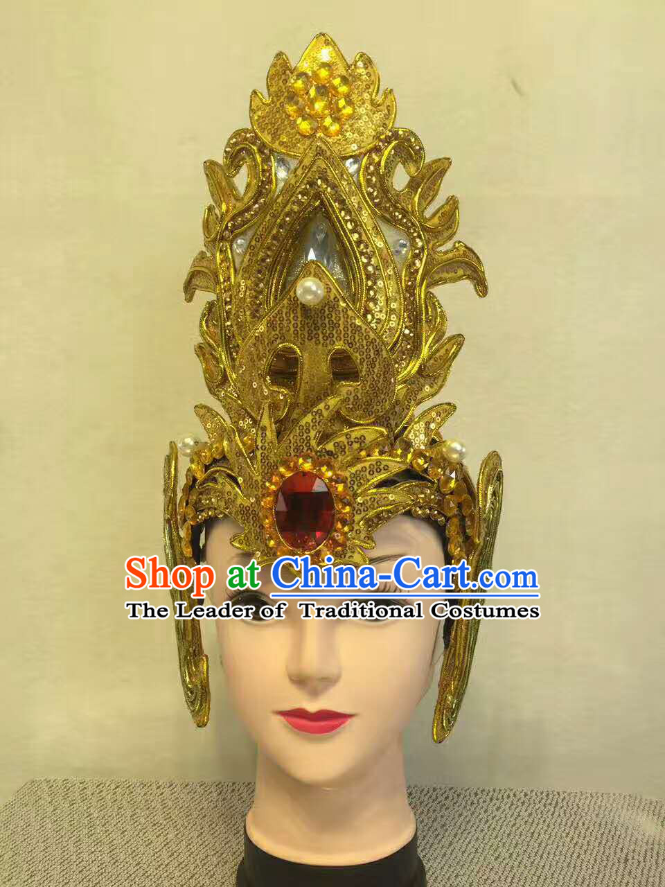 Professional Stage Performance Hat Made to Order Custom Tailored Head Wear Classical Headpieces Hair Accessories