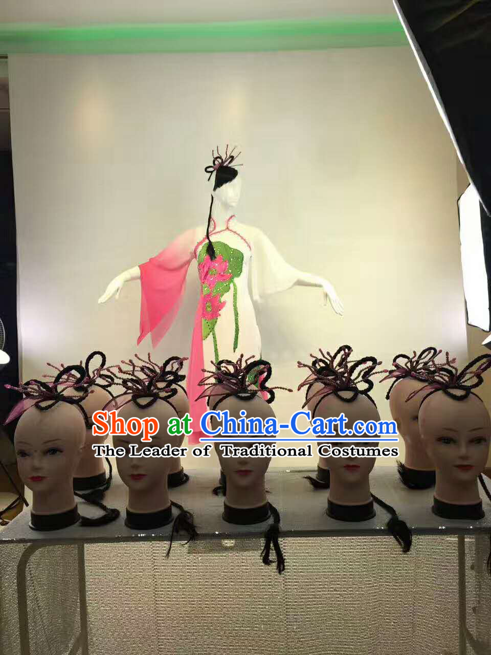 Professional Stage Performance Costume Made to Order Custom Tailored Costumes Flower Classical Costumes and Headpieces Complete Set