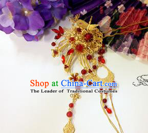 Traditional Handmade Chinese Ancient Classical Hair Accessories Tassel Hairpin, Hanfu Hair Jewellery Hair Fascinators Hairpins for Women