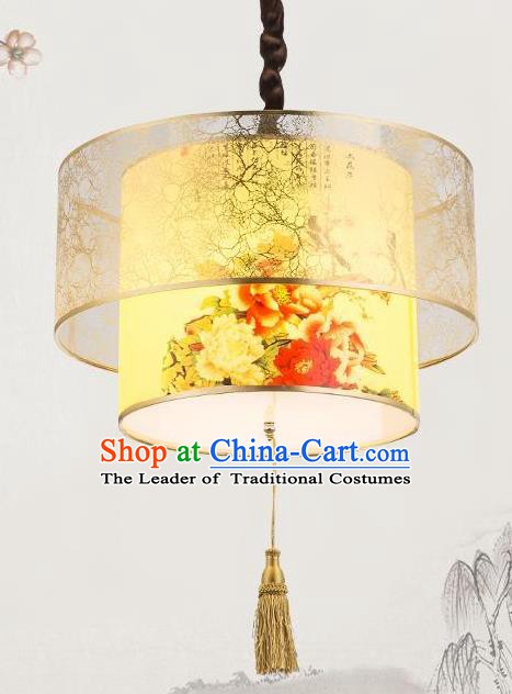 Traditional Chinese Handmade Scaldfish Palace Lantern China Ceiling Palace Lamp