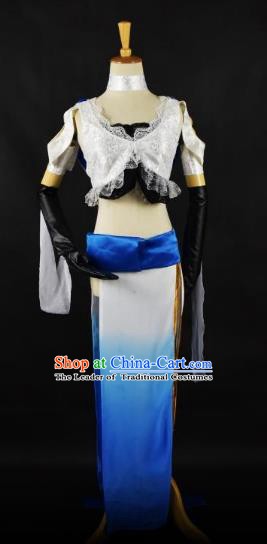 Traditional Chinese Ancient Swordswoman Clothing Cosplay Ming Dynasty Monster Costume for Women