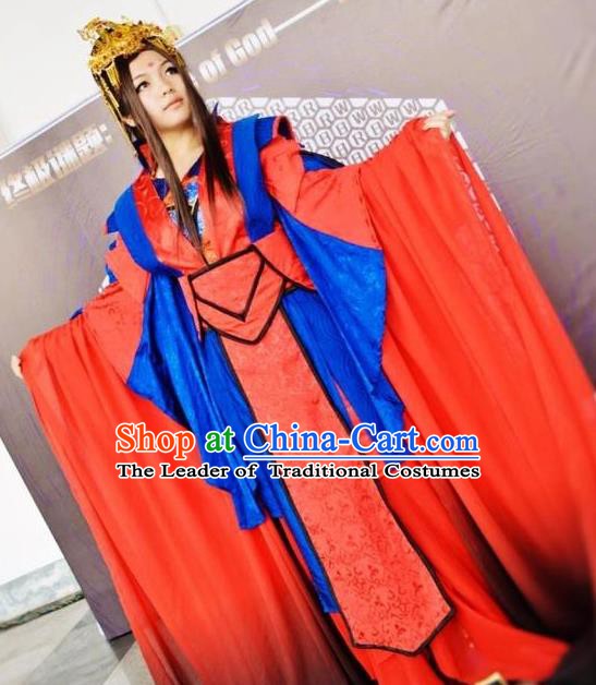 Traditional Chinese Ancient Fairy Hanfu Costume Han Dynasty Palace Lady Princess Clothing for Women