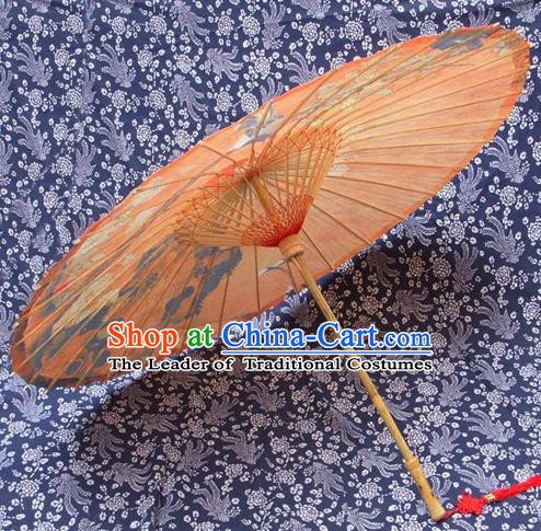 Handmade China Traditional Dance Umbrella Classical Oil-paper Umbrella Stage Performance Props Umbrellas