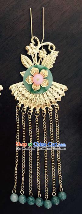 Asian China Handmade Classical Hair Accessories Phoenix Hairpins Tassel Step Shake