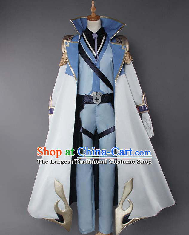 Chinese Traditional Cosplay Swordsman Armour Costumes Ancient Knight Clothing for Men