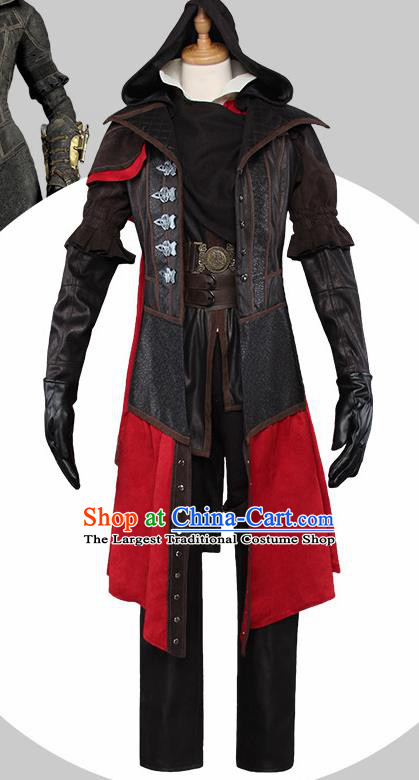 Chinese Traditional Cosplay Assassin Costumes Ancient Swordsman Clothing for Men