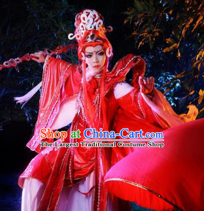 Top Grade Chinese Ancient Cosplay Nobility Childe Swordsman Red Costumes for Men