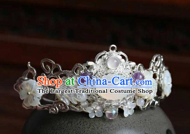 Chinese Traditional Hair Accessories Ancient Handmade Hanfu Hairdo Crown for Women