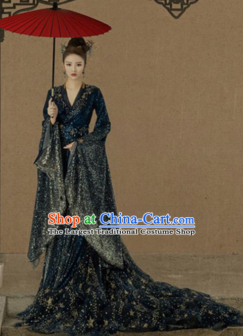 Traditional Chinese Ancient Imperial Consort Costumes and Headpiece for Women