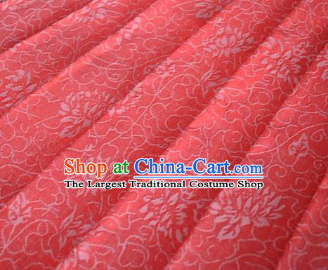 Asian Chinese Traditional Pattern Design Pink Brocade Fabric Silk Fabric Chinese Fabric Material