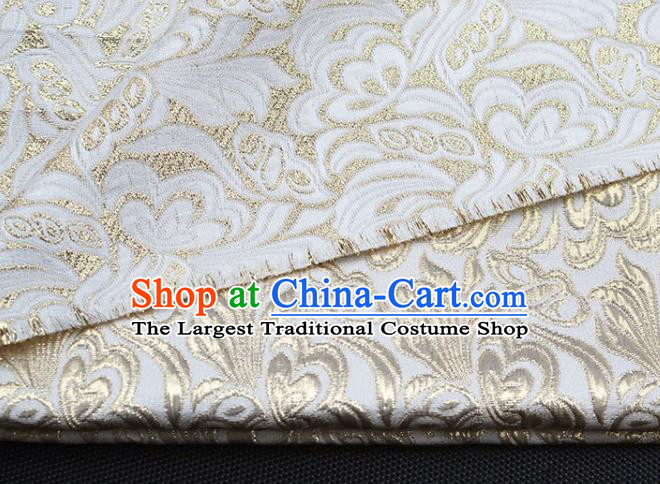 Asian Chinese Fabric Traditional Pattern Design Linen Brocade Fabric Chinese Costume Silk Fabric Material