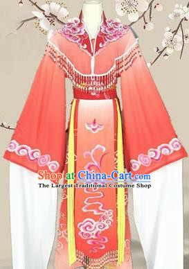 Chinese Traditional Peking Opera Diva Princess Costumes Ancient Beijing Opera Red Dress for Adults