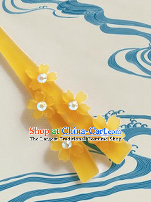 Japanese Traditional Courtesan Kimono Sakura Hairpins Ancient Geisha Hair Accessories for Women