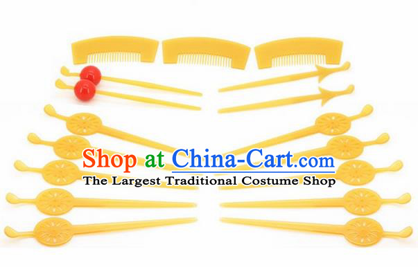 Japanese Traditional Courtesan Kimono Hairpins Hair Combs Ancient Geisha Hair Accessories for Women