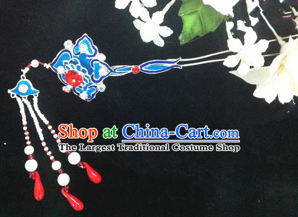 Chinese Traditional Ancient Beijing Opera Tassel Hairpins Hair Accessories for Women