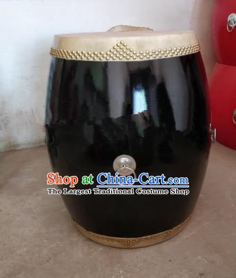 Chinese Traditional Handmade Drums Folk Dance Black Cowhide Drums