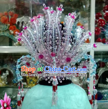 Chinese Classical Beijing Opera Hair Accessories Traditional Ancient Phoenix Coronet for Women