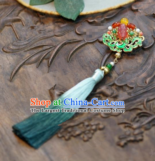 Chinese Traditional Wedding Hanfu Brooch Ancient Bride Palace Jewelry Accessories for Women