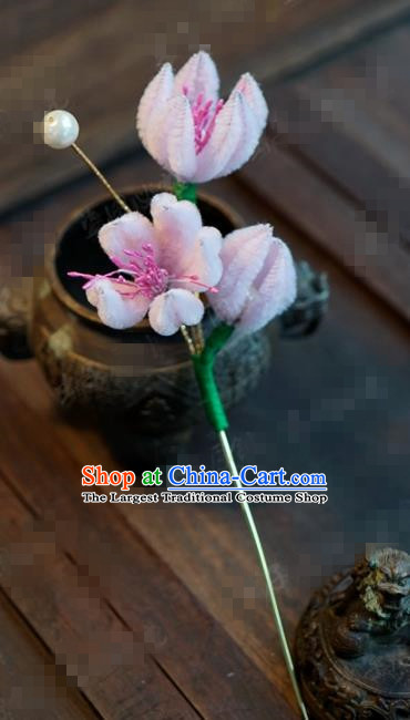 Chinese Ancient Empress Flowers Hair Clip Palace Hairpins for Women