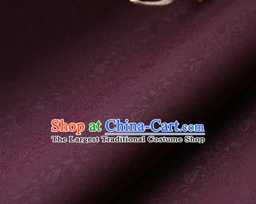 Traditional Asian Classical Pattern Fuchsia Brocade Cloth Drapery Korean Hanbok Palace Satin Silk Fabric