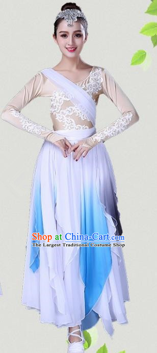 Chinese Traditional Classical Dance Dress Fan Dance Group Dance Costumes for Women