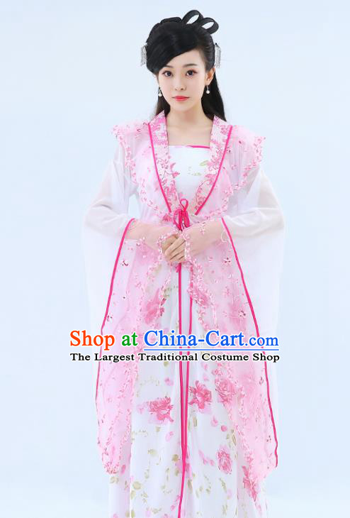 Traditional Chinese Tang Dynasty Princess Hanfu Dress Ancient Drama Peri Costumes for Women