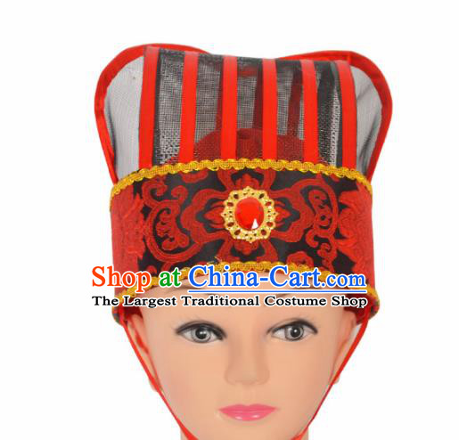 Professional Chinese Peking Opera Niche Hats Ancient Childe Headwear for Men