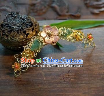 Chinese Handmade Classical Hairpins Hair Stick Hair Accessories Ancient Bride Headwear for Women