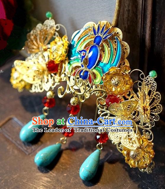 Chinese Handmade Classical Hair Accessories Ancient Hanfu Hairpins Hair Stick for Women