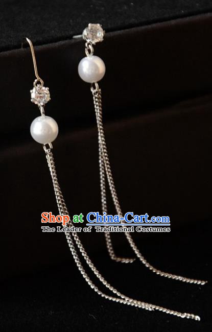 European Western Bride Vintage Accessories Eardrop Renaissance Pearl Earrings for Women