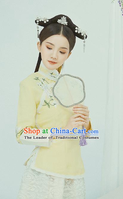 China Ancient Republic of China Nobility Lady Embroidered Costume for Women