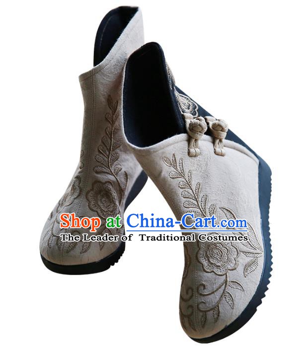 Traditional Chinese Shoes Kung Fu Boots Wushu Shoes Hanfu Shoes Embroidered Shoes