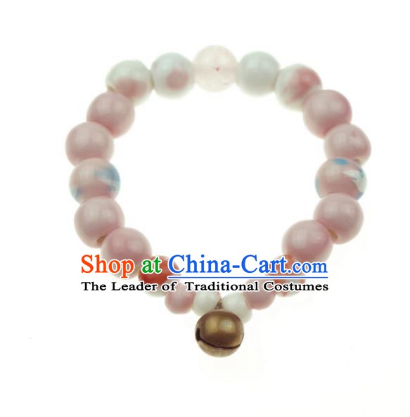 Traditional Chinese Bracelet Accessories Ceramics Beads Bangle for Women