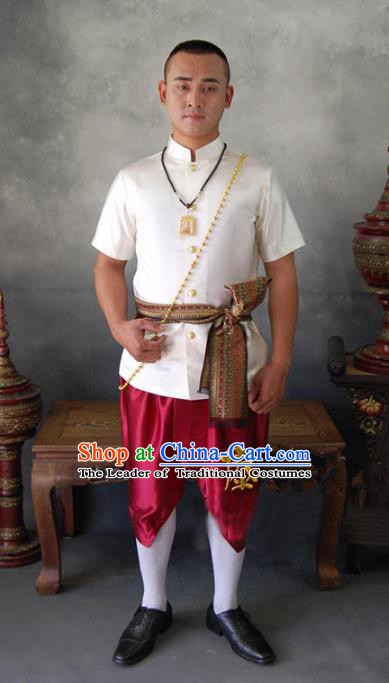 Traditional Asian Thailand Stage Performance National Costume for Men