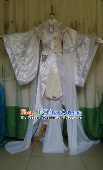 China Ancient Cosplay Fairy Costume Fancy Dress Traditional Halloween Princess Hanfu Clothing for Women