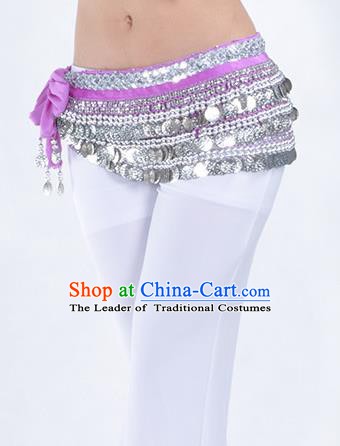 Top Paillette Waistband Asian Indian Belly Dance Waist Accessories India National Dance Belts for Women