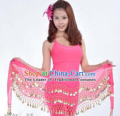 Asian Indian Belly Dance Waist Accessories Rosy Waistband India Raks Sharki Belts for Women