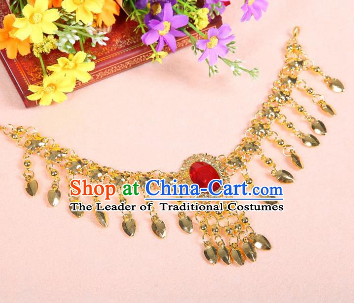 Indian Belly Dance Hair Accessories India Raks Sharki Crystal Hair Clasp for Women