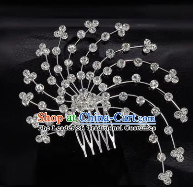 Chinese Handmade Classical Hair Accessories Ancient Palace Lady Hanfu Hair Comb for Women