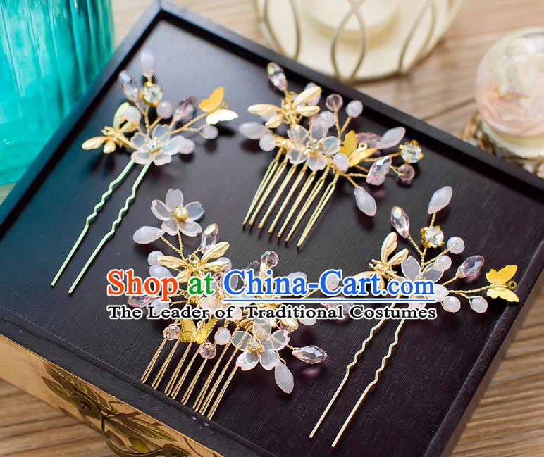 Handmade Classical Wedding Hair Accessories Bride Hair Stick Hair Comb for Women