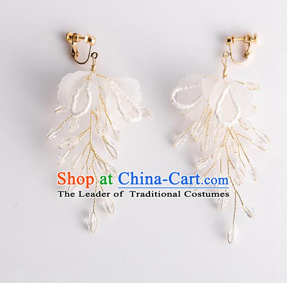 Handmade Classical Wedding Accessories Earrings Baroque Bride Ear Pendant for Women