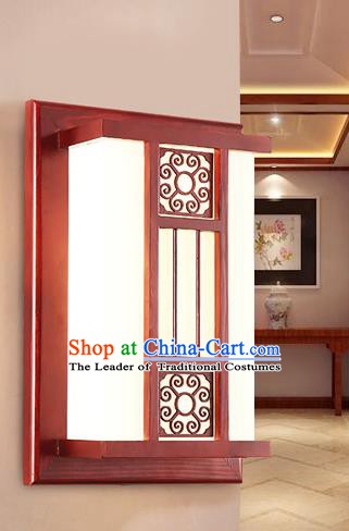 Traditional China Ancient Wall Lanterns Handmade Wood Carving Lantern Ancient Lamp