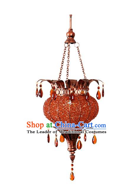 Handmade Traditional Thailand Hanging Lantern Asian Ceiling Lanterns Religion Lantern