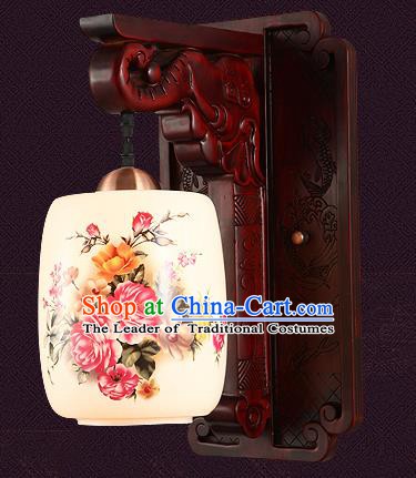 China Handmade Palace Lanterns Painted Wall Lantern Ancient Wood Lanterns Traditional Lamp