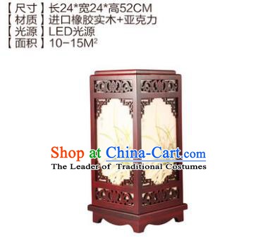 China Handmade Palace Lanterns Desk Lantern Ancient Wood Lanterns Traditional Lamp