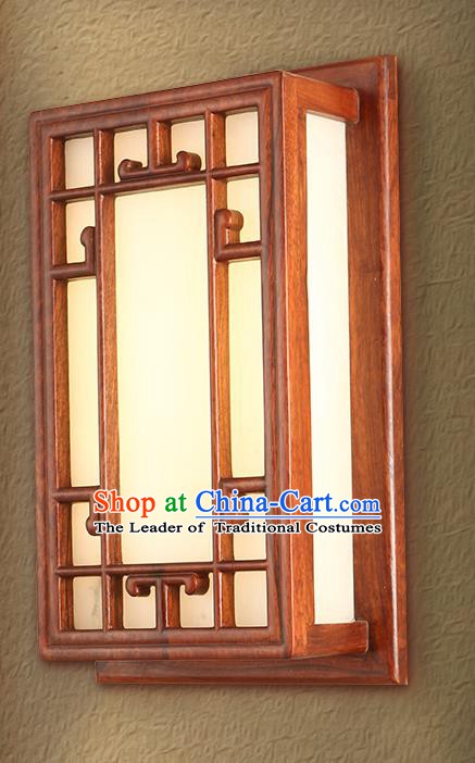 China Handmade Rosewood Carving Lanterns Palace Wall Lantern Ancient Lanterns Traditional Lamp